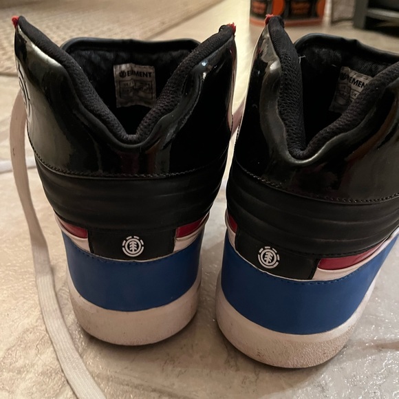 Element high-tops. Red and blue suede and leather.Excellent condition. - Picture 2 of 5